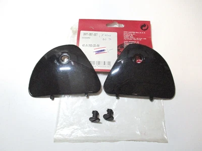 2x Uvex Daytona Visier Seitendeckel schwarz - Set Visor side cover Uvex - Bild 1 von 3