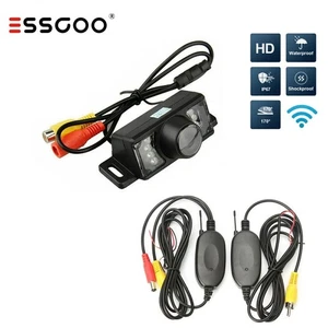 ESSGOO 2.4Ghz cámara de marcha atrás estacionamiento matrícula inalámbrica para coche camión furgoneta automóvil - Imagen 1 de 12