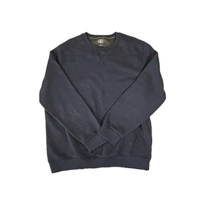 G.H. Bass & Co. Herren Sweatshirt dunkelblau Größe Large Rundhalsausschnitt Langarm - Bild 1 von 8
