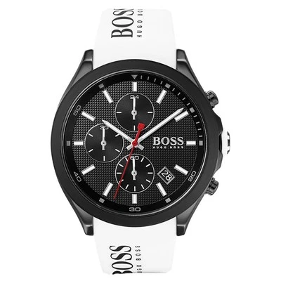Hugo Boss Velocity White Silicone Men's Watch - 1513718 - image 1 of 4