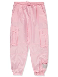 Real Love Girls' Nylon Cargo Pants Color: black Size: 4 - Picture 1 of 5