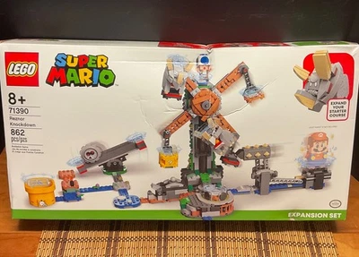 LEGO Super Mario: Reznor Knockdown Expansion Set (71390) NEW - Image 1 of 2