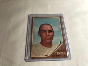 1962 Topps Baseball Johnny Temple #34 Ex+ - Picture 1 of 2