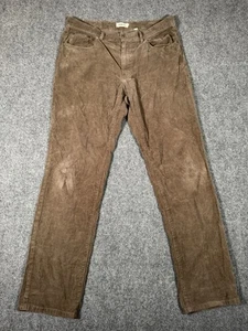 Taylor Stitch Democratic Hose Herren 35x32 braun Micro Cord Bio Baumwolle - Bild 1 von 24