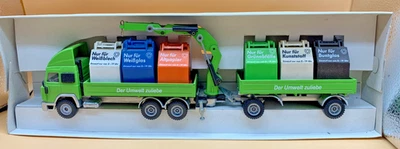 Siku Iveco 3813 Recycling Trailer – Super TurboStar – 1:55 Diecast – Boxed Rare - Image 1 of 4