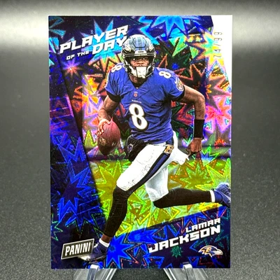Lamar Jackson 2021 Panini Player of the Day KABOOM! #'d /99 SSP Baltimore Ravens - Image 1 of 4