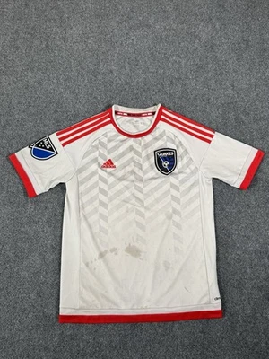 Camiseta de fútbol visitante Adidas 14/15 San Jose Earthquakes camiseta de fútbol juvenil grande Foto 1 de 4
