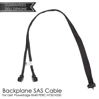 New Genuine Dell 87JR7 Backplane SAS Cable for PowerEdge R640 PERC H750 H350 - Image 1 of 4