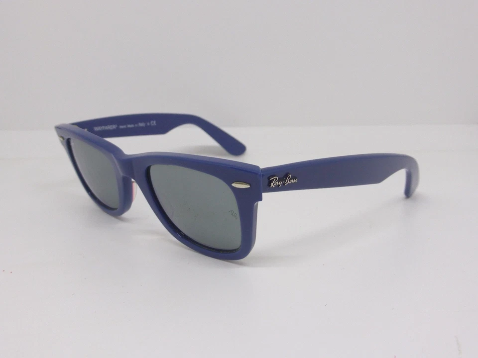 Ray-Ban Wayfarer RB 2140 963/40 47 Blue w/Silver Mirror lens RayBan - Immagine 1 di 4