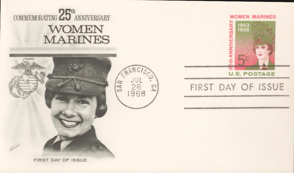 1968 FDC Postal Card- Scott# UX56 - Fleetwood Cachet  UA - Image 1 of 1