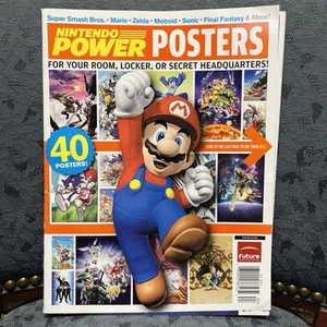 NINTENDO POWER POSTERS ISSUE - 30 POSTERS Zelda Smash Mega Man Mario - Picture 1 of 17
