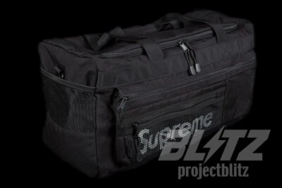 SUPREME DUFFLE BAG BLACK SS14 - Image 1 of 2