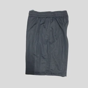 Athletic Running Shorts Men's Small (28-30) Slash Pockets Flat Front Black - Picture 1 of 8