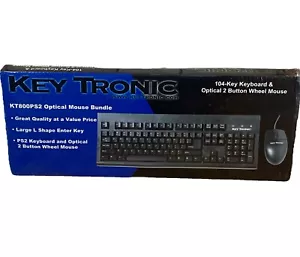 Key Tronic KT800PS2 104-Key Enhanced Keyboard / Mouse PS2 Port Black KT800P2M1PK - Picture 1 of 10
