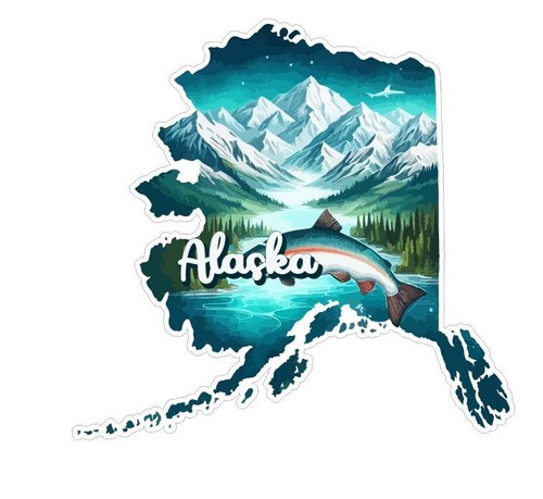 Alaska Sticker Stickers A235 | eBay