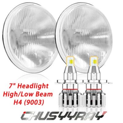 Faros redondos de 7" pulgadas DRL para Suzuki Samurai 1986 1987 1988-1995 Foto 1 de 4