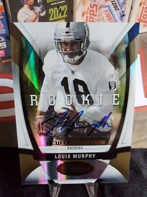 2009 Panini Donruss Certified New Generation Auto Rookie Louis Murphy 15/25 RC - Image 1 of 3