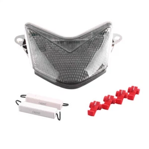 Smoke Rear Brake LED Tail light w/ Turn Signal Fit KAWASAKI Ninja ZX10R 2006 07 - Picture 1 of 6