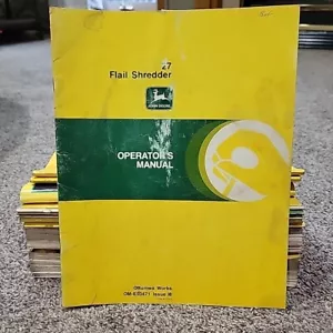 Manual de operador original OEM para trituradora John Deere 27 OM-E50471 - Imagen 1 de 4