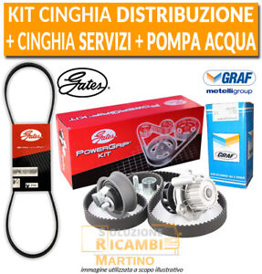 Kit Cinghia Distribuzione + Pompa Acqua + Servizi FIAT STILO 1.9 DMJT 88 KW