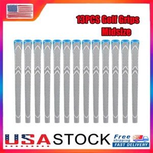 13Pcs Golf Club Grip CPX TPE Anti-Slip Softest Rubber Gray Midsize Golf Grip - Picture 1 of 7