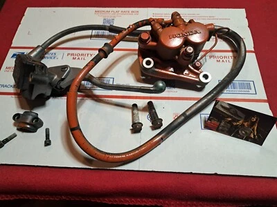 Honda Shadow 500 VT500C 1984 freno delantero cilindro maestro y pinza completo  Foto 1 de 4