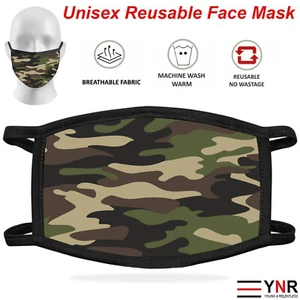 Face Mask Washable Breathable Reusable Adult Mouth Protection Cover Shield Desig - Picture 1 of 47