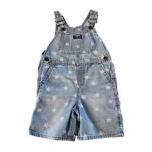 Oshkosh B’Gosh Denim Overalls Size 4T - Picture 1 of 6