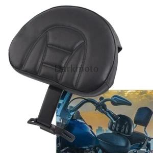 Plug-In Driver Rider Seat Backrest Kit For Harley Heritage Softail Fatboy 07-17 - Picture 1 of 12