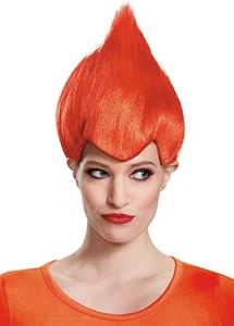 Wacky Wig Troll Crazy Fancy Dress Up Halloween Adult Costume Accessory 4 COLORS - Picture 1 of 14