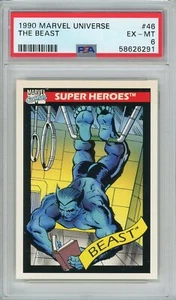 1990 Marvel Universe #46 the Beast PSA 6 - Bild 1 von 2