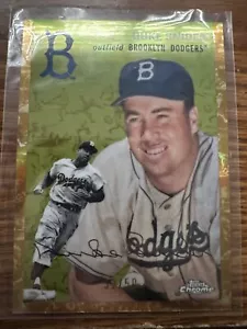 2023 Topps Chrome Platinum Anniversary Duke Snider Gold #/50 SSP Dodgers - Picture 1 of 1