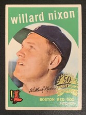 2008 Topps Heritage 50th Anniversary 1959 buyback #361 Willard Nixon Red Sox
