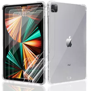 Shockproof Clear Flexible Case&Screen Protector for iPad Pro 11"/12.9" 2018-2022 - Picture 1 of 14