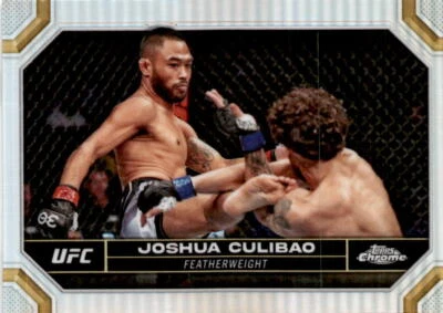 2024 Topps Chrome UFC #101 Joshua Culibao Refractor - Image 1 of 2