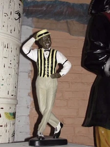 Tänzer Figur Jazz Musiker Skulptur Jazzfigur Afrika Musik Werbefigur Dekofigur - Picture 1 of 5