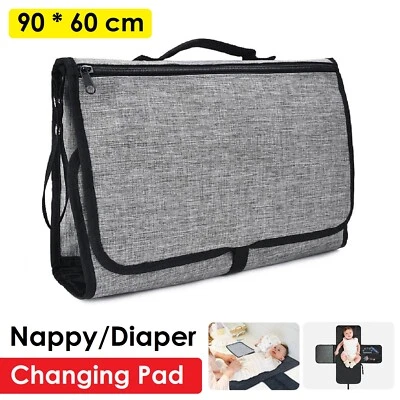 Waterproof Portable Baby Diaper Travel Home Change Changing Mat Pad Nappy Bag - image 1 of 4