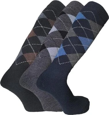 Calze Termiche Lunghe calzini UOMO Lunghi in Spugna, Pesanti | 6 Paia - Immagine 1 di 4