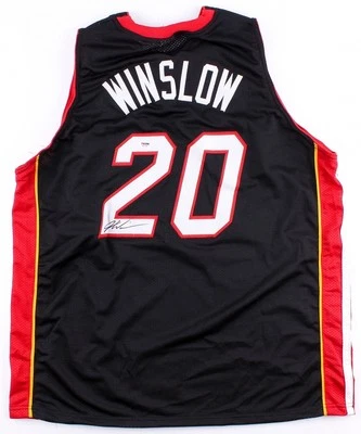Justise Winslow Signed  Miami Heat Jersey (PSA COA) former Duke Blue Devil  - Image 1 of 4