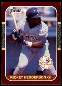 1987 DONRUSS OPENING DAY RICKEY HENDERSON NEW YORK YANKEES #248