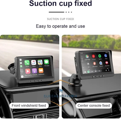 Schermo Apple Carplay Wireless Android Auto 7 Pollici Touch Screen FM Bluetooth - Immagine 1 di 4