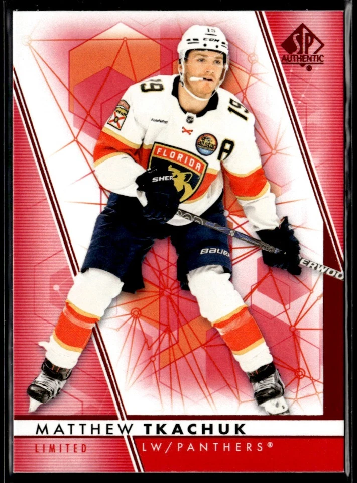 2022-23 SP Authentic Limited Red Matthew Tkachuk #19 - Image 1 of 2