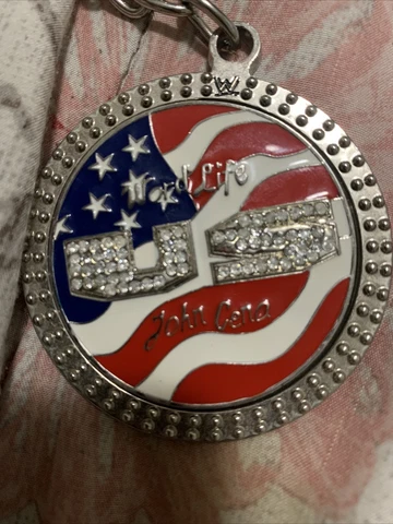 John Cena US Spinner Necklace Chain Pennant Wrestling WWE 2005 Cover