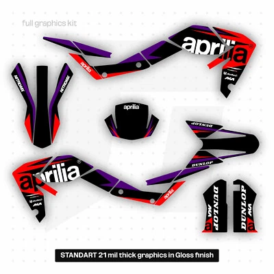 Kit de gráficos para calcomanías Aprilia SXV 450 2006 2007 2008 2009 2010 2011 2012 2013 Foto 1 de 4