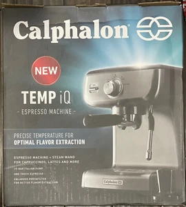 Máquina de espresso Calphalon BVCLECMP1 Temp iQ con varita de vapor acero inoxidable totalmente nueva - Imagen 1 de 5