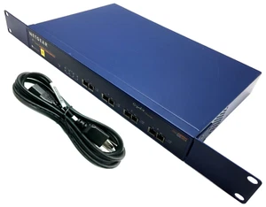 NetGear GS504 4-Ports External Switch Gigabit Fiber Switch - w/ RACK MOUNTS - Picture 1 of 10