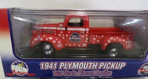 Camioneta pickup Sturgis 1941 Plymouth 1/24 diecast 2002 roja recordar 9-11 - Imagen 1 de 4