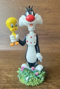 Looney Tunes Sylvester And Tweety Bird Wobble Bobbleheads Warner Bros Tri-Star - Picture 1 of 14