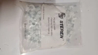 Steren Cable Clips 100 count for RG-6 200-961WH - Image 1 of 3