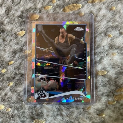 RARE 2014 Topps Chrome WWE 92 Undertaker Atomic Refractor - Image 1 of 2